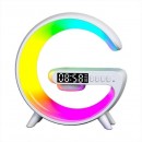 Light Sound Machine RGB нічник, годинник, бездротова зарядка, Bluetooth колонка, G63