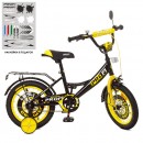 Велосипед дитячий 2-х кол. 14д. PROF1 XD1443 Original boy (black/yellow)