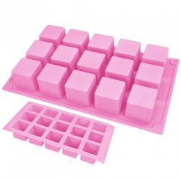 Форма для льоду/цукерок силікон 30*17.4*3.6 MH-4403 (pink)