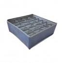 Коробка-органайзер для зберігання білизни 24від 32х32х12см 51168 (blue)