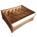 Коробка-органайзер для білизни 7відд. 30х23х11см R17465 (коричневий)