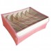 Коробка-органайзер для білизни 7відд. 30х23х11см R17465 (рожевий)