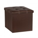 Тумба-пуф розкладний 38*38*38см WW01367 brown