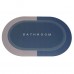Килимок суперпоглинаючий у ванну 50*80см овал. R30940 (темно-синій)