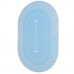 Килимок суперпоглинаючий у ванну 50*80см овал. R30940 (світло-синій)