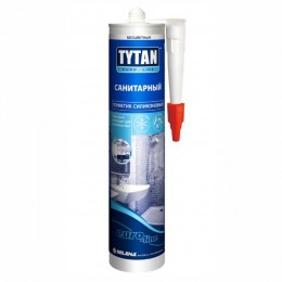 Tytan EURO-LINE Санітарний силікон 280 мл безкольоровий