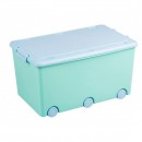 Ящик для іграшок Tega Rabbits KR-010 (turquoise-blue)