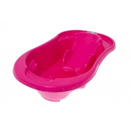 Ванночка Tega Komfort с терм-ом и сливом анатомическая TG-011 pink paste