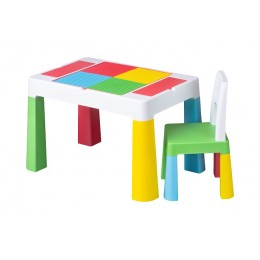 Комплект Tega MULTIFUN стіл+1 стілець MF-001 multicolor
