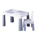 Комплект Tega MULTIFUN стіл+1 стілець MF-001 grey
