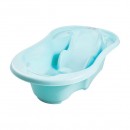 Ванночка Tega Komfort зі зливом анатомічна TG-011-101 (light blue)