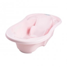 Ванночка Tega Komfort зі зливом анатомічна TG-011-104 (light pink)