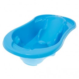 Ванночка Tega Komfort с терм-ом и сливом анатомическая TG-011 blue
